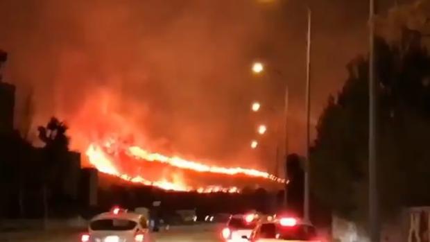 Vuelven a sus casas los desalojados por el incendio en Pollença (Mallorca)