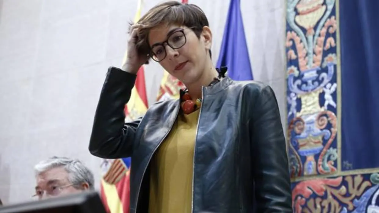 Violeta Barba (Podemos), presidenta de las Cortes de Aragón