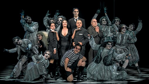 Cartel del musical La Familia Addams