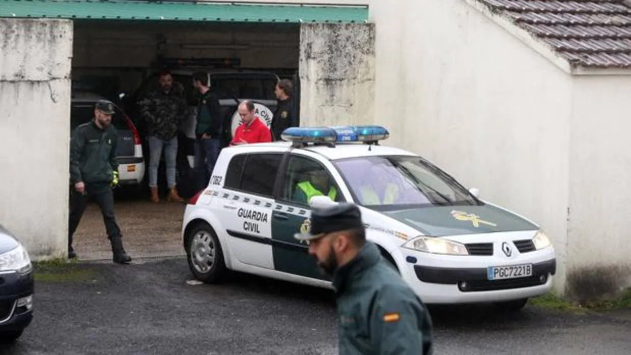 Salida del cuartel de la Guardia Civil de José Enrique Abuín