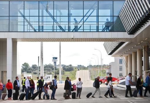 Imagen tomada en las instalaciones del aeropuerto de Castellón