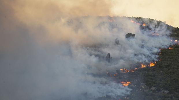 Un hombre que quemó rastrojos pudo causar el incendio de Culla