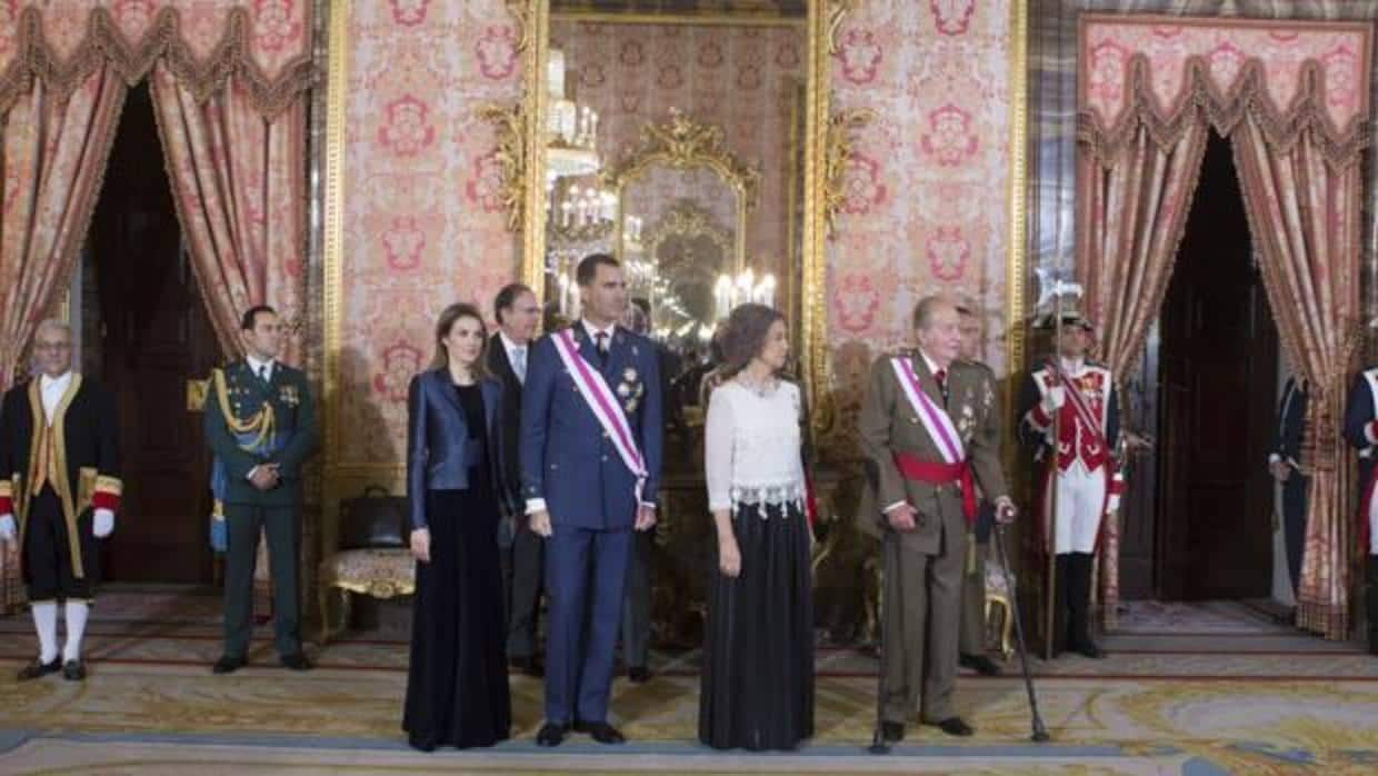 Don Juan Carlos y Doña Sofía vuelven a la Pascua Militar