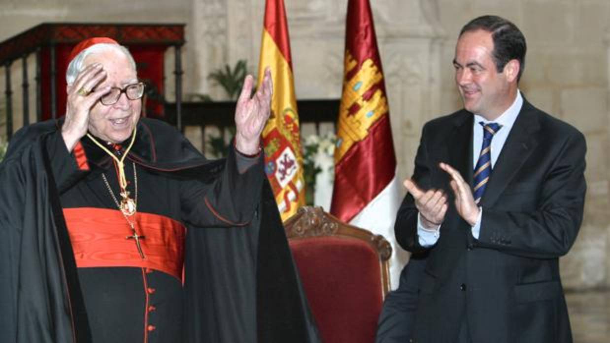 El cardenal Marcelo junto a José Bono