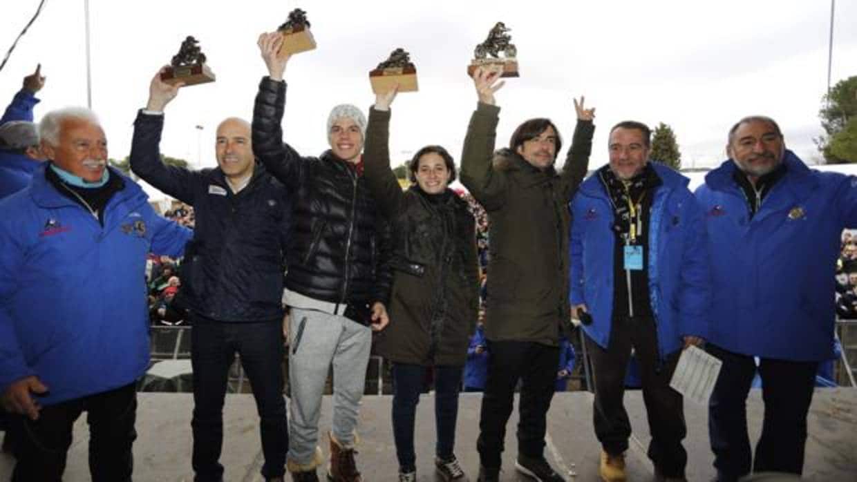 Los galardonados con los Pingüinos de Oro en la 35 edición de la concentración motera invernal de Valladolid