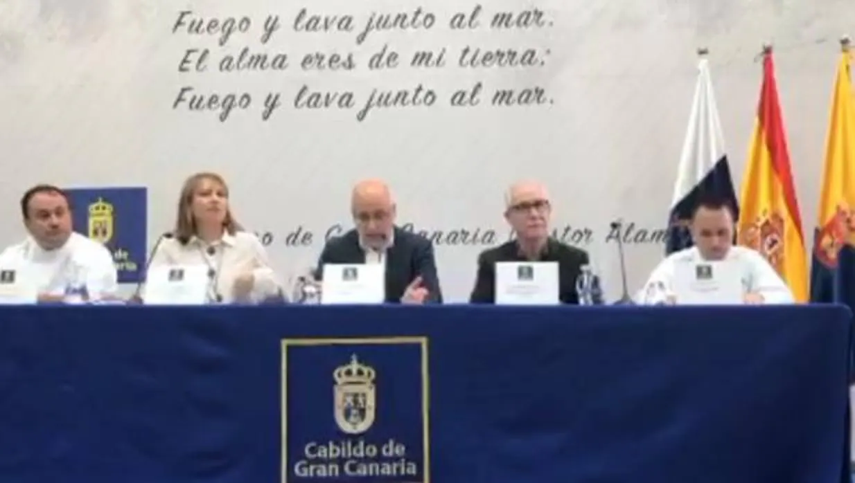 Antonio Morales en rueda de prensa presentando las actividades grananarias en Reale Seguros Madrid Fusión