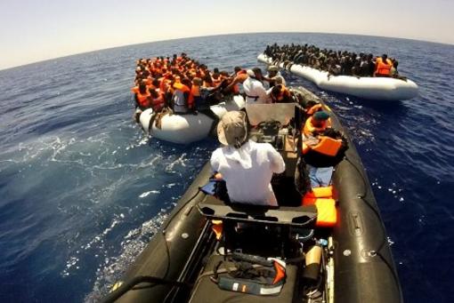 Rescate de la Armada Española en aguas del Mediterráneo