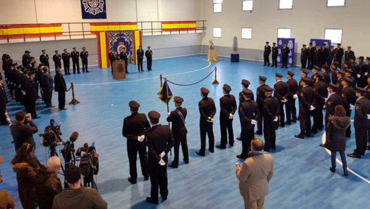 Un momento del acto en la Jefatura Superior de Policía de Castilla-La Mancha