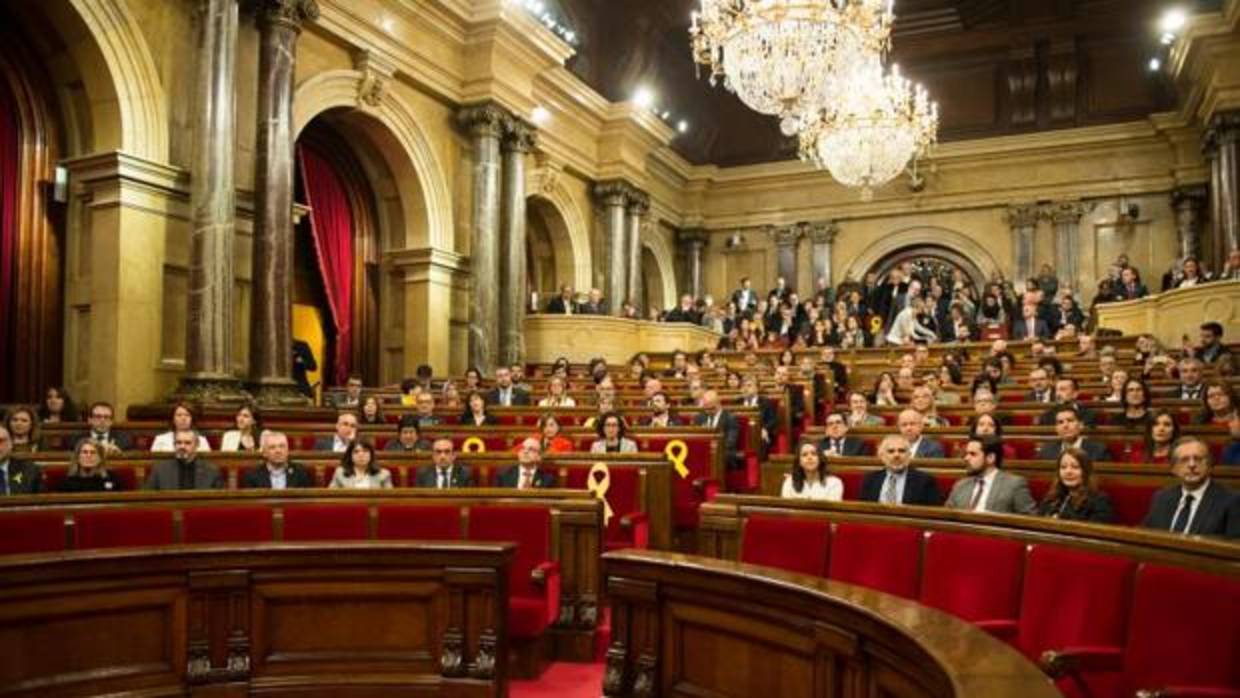 Pleno del Parlamento de Cataluña, en la sesión constitutiva de la XII Legislatura