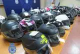 Cazan al ladrón de los 500 cascos de moto de Salamanca y Chamberí