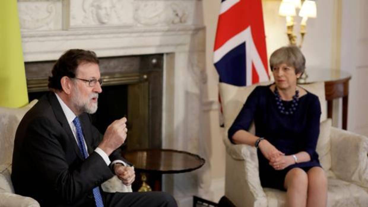 Mariano Rajoy y Theresa May, el pasado mes de diciembre