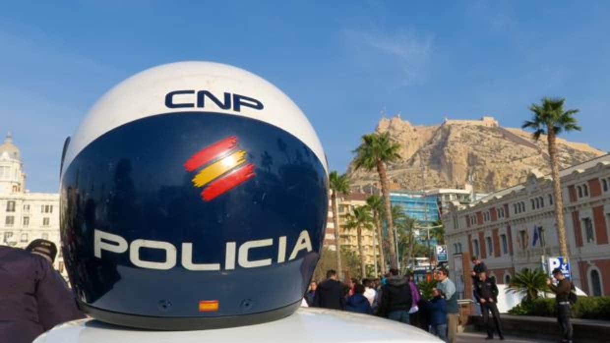Imagen de un acto de la Policía Nacional celebrado en Alicante