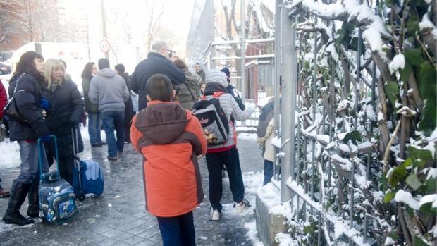 La nieve deja sin clase a casi 600 alumnos de 40 rutas escolares
