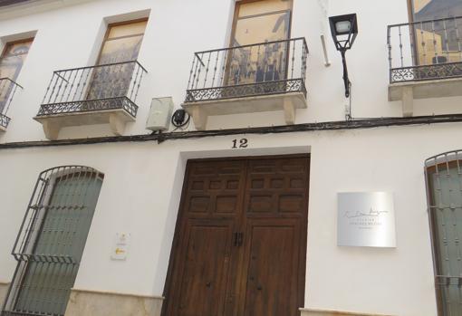 Fachada de la Casa Malpica, que alberga el Archivo-Museo «Sánchez Mejías» de Manzanares