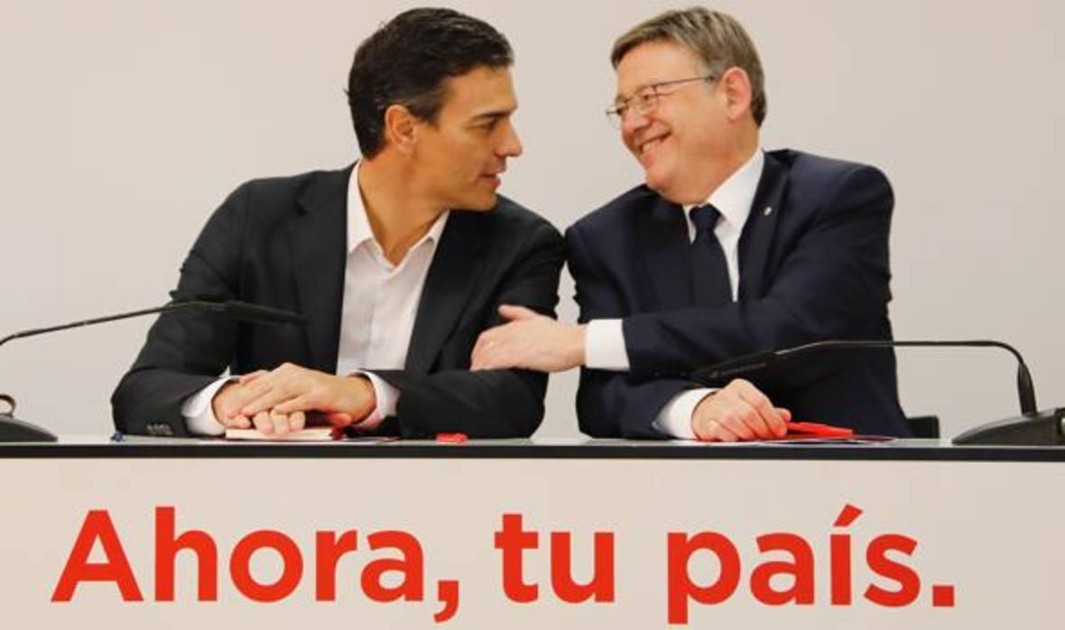 Ximo Puig y Pedro Sánchez, en una imagen de archivo