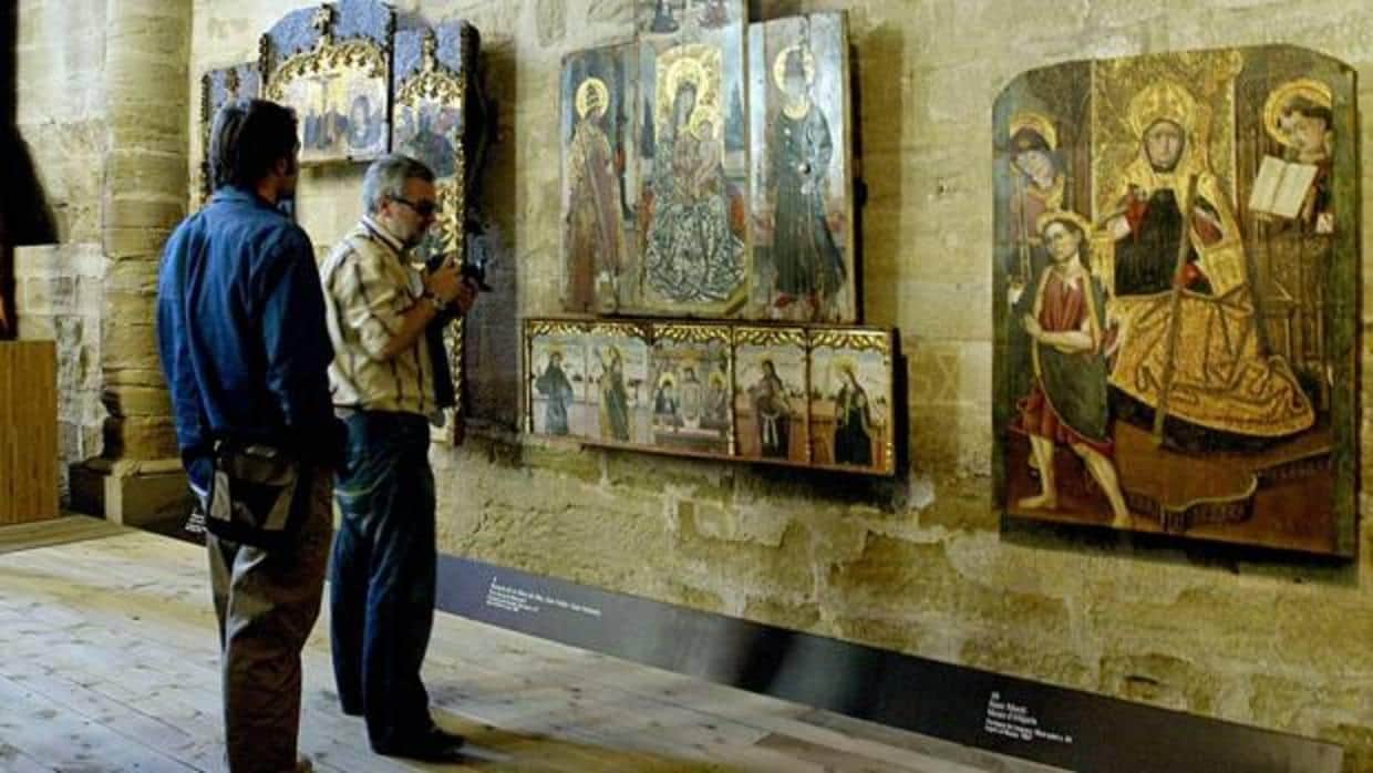 El Museo de Lérida retiene más de cien obras de arte sacro aragonesas, los conocidos como «bienes de la Franja»