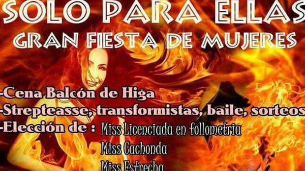 Polémica en Tenerife por una fiesta para elegir a Miss Cachonda y Miss Estrecha