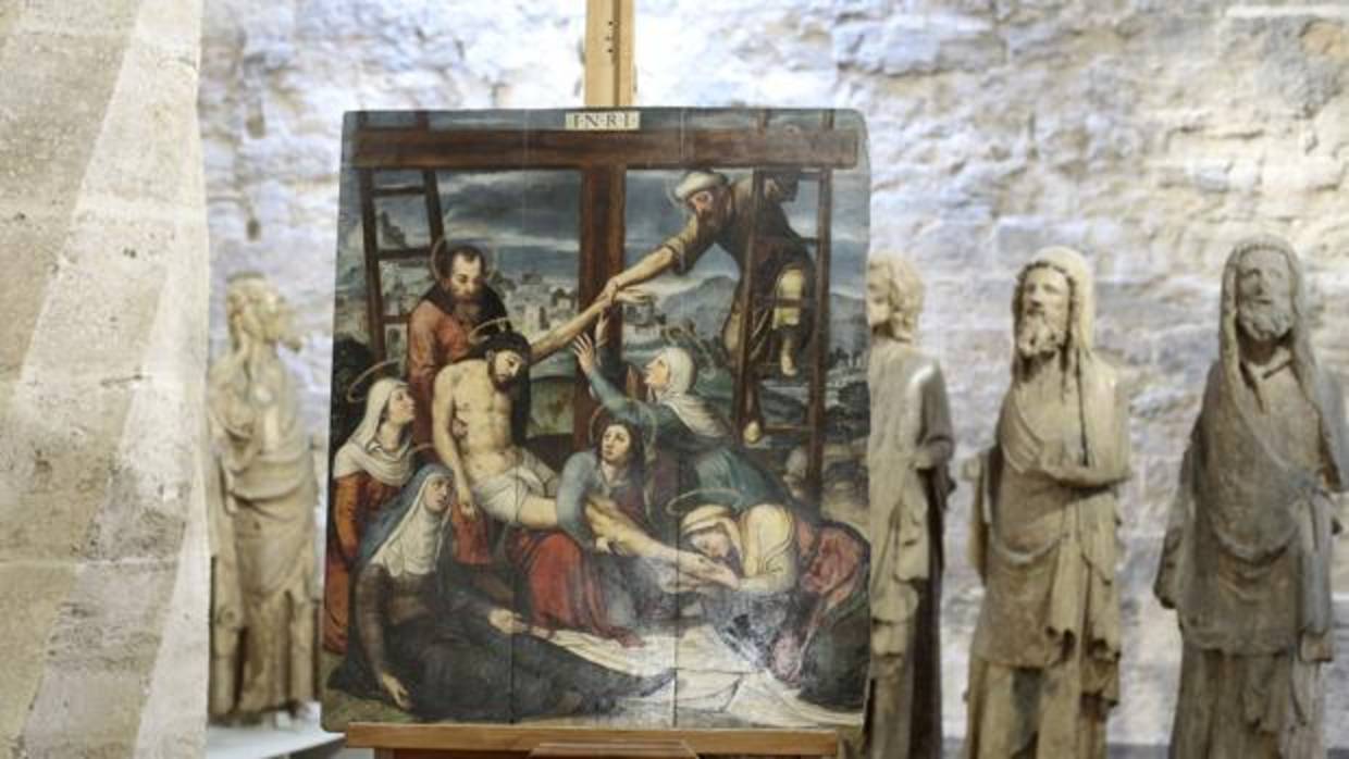 Imagen del retablo restaurado