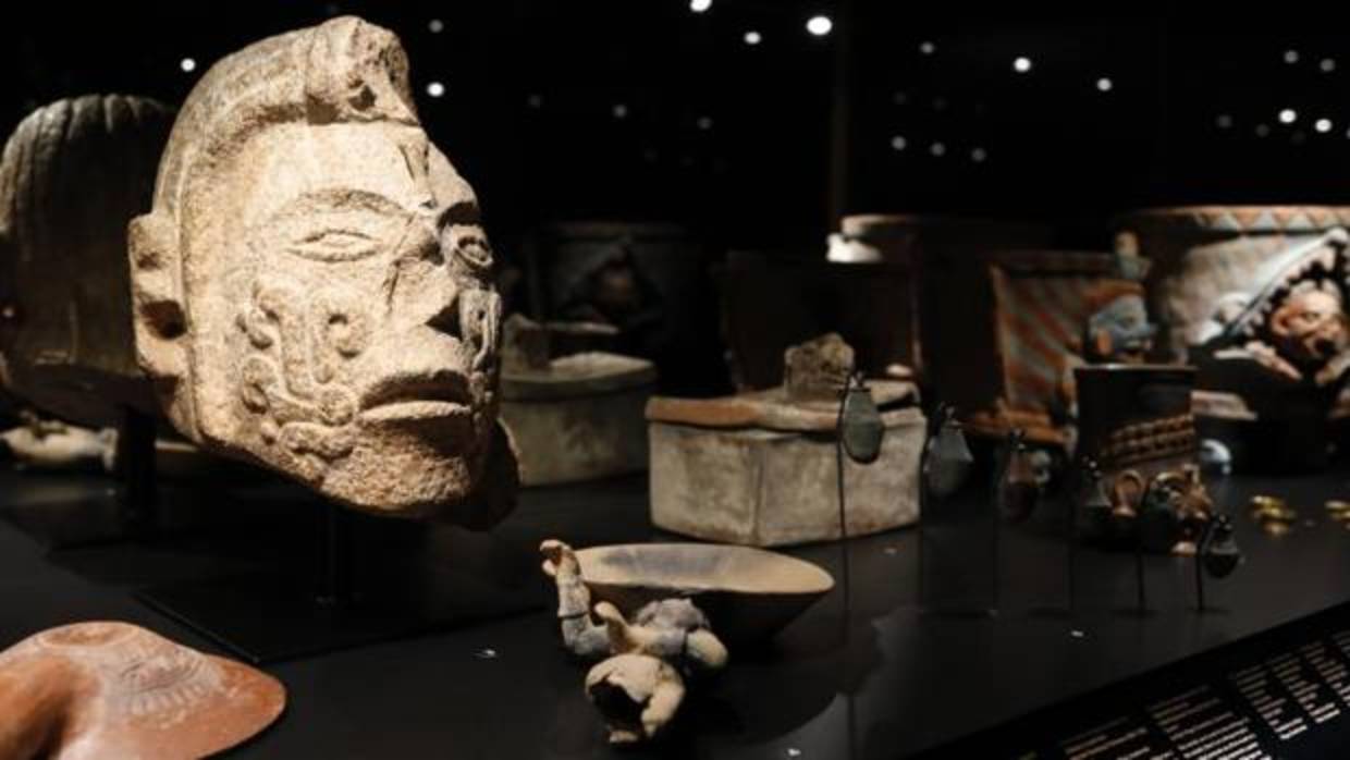 Piezas de la exposición sobre los mayas, clausurada recientemente en el MARQ