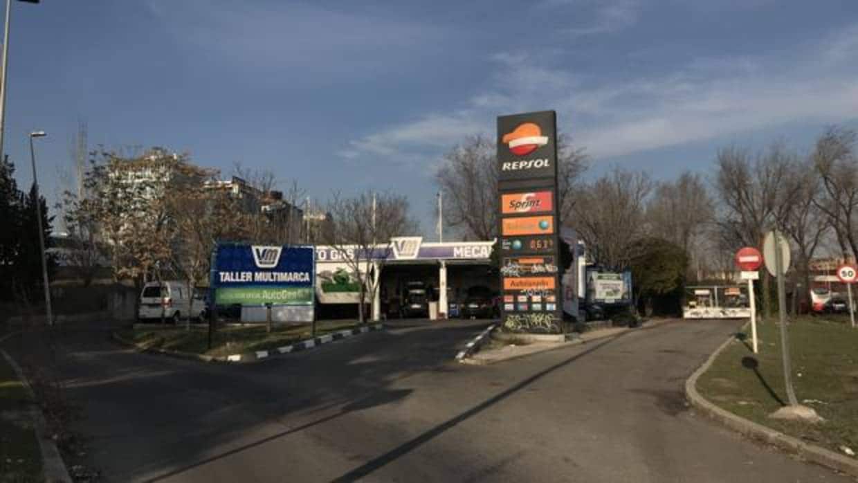 La gasolinera en Méndez Álvaro donde la Policía Municipal hizo las detenciones