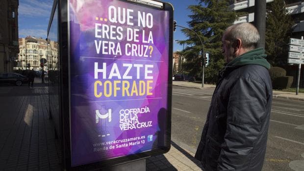 La Vera Cruz de Zamora recurre a la publicidad para sumar cofrades