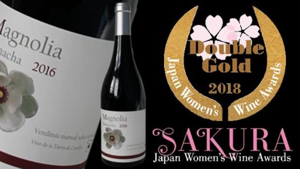 El vino Magnolia Garnacha 2016 conquista Japón con un doble oro