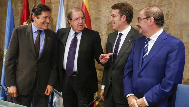 Castilla y León, Asturias, Galicia y Aragón exigen una financiación inmediata que frene la despoblación