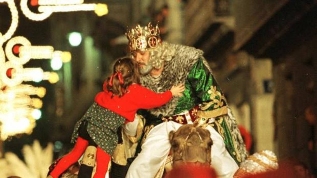 Un momento de la Cabalgata de los Reyes Magos en Alcoy