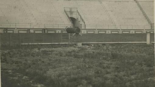 La plaza de Toros de las Ventas, convertida en huerto de patatas en 1939