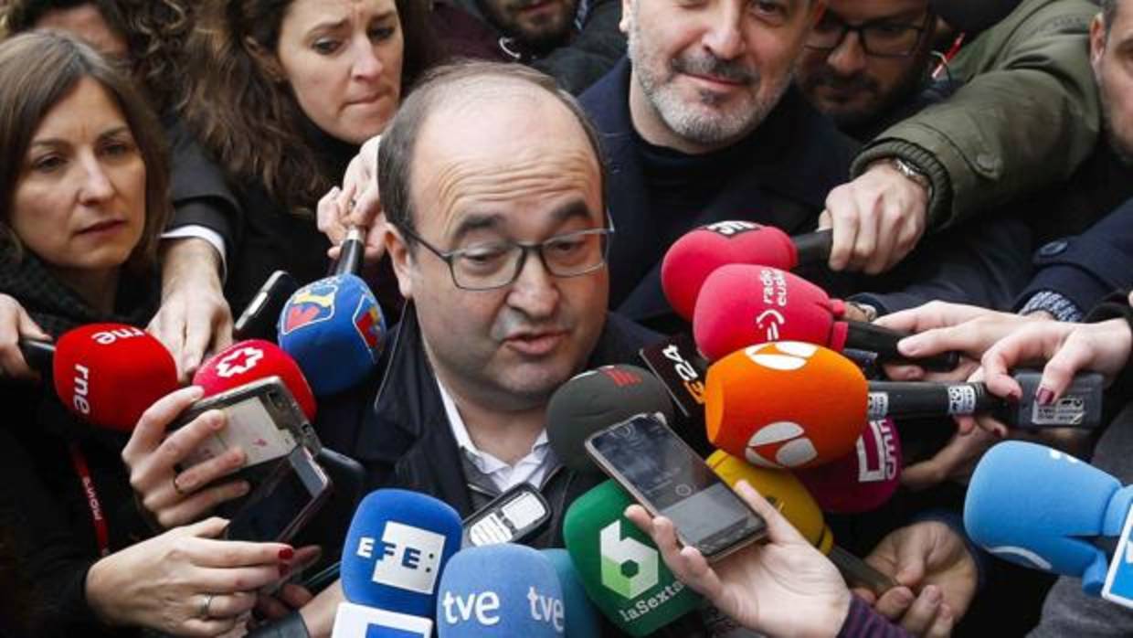 El líder de los socialistas catalanes, Miquel Iceta