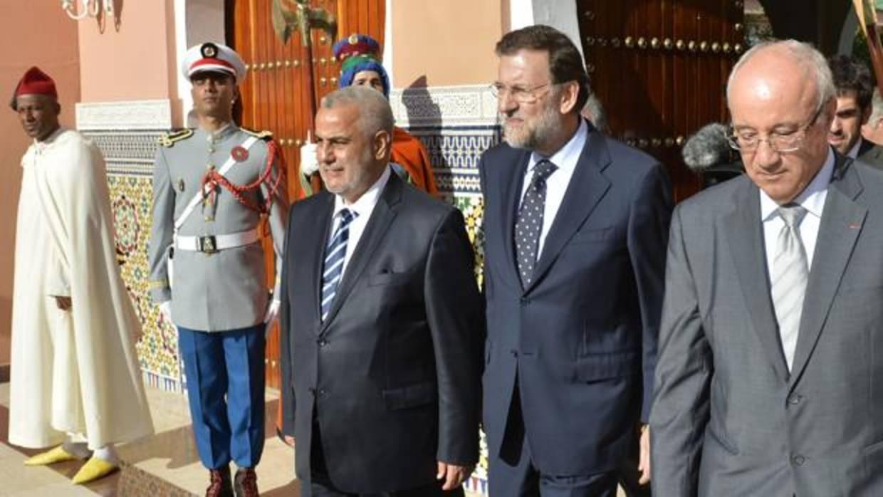 Mariano Rajoy, durante la visita oficial que hizo a marruecos en 2012