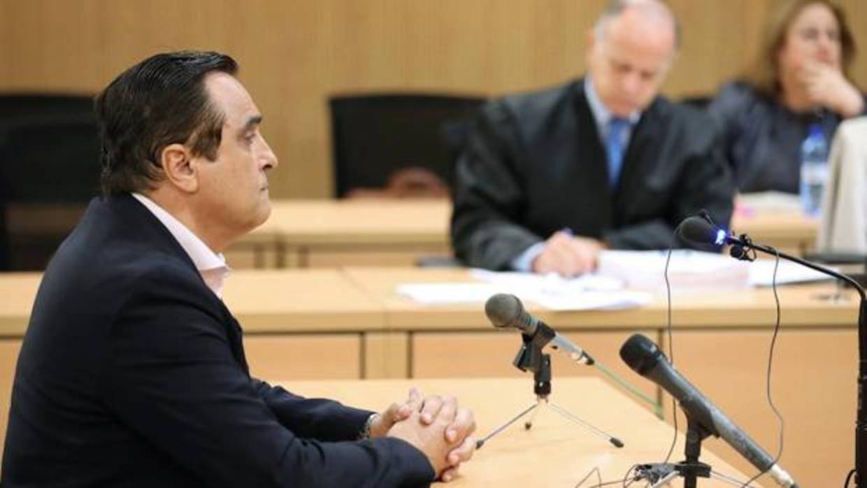 El exalcalde de Telde, en Gran Canaria, Francisco Valido, este martes en el juicio