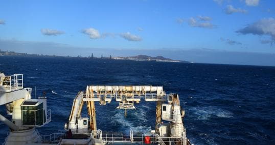 El buque oceanográfico francés el pasado mes de enero abandonado Canarias