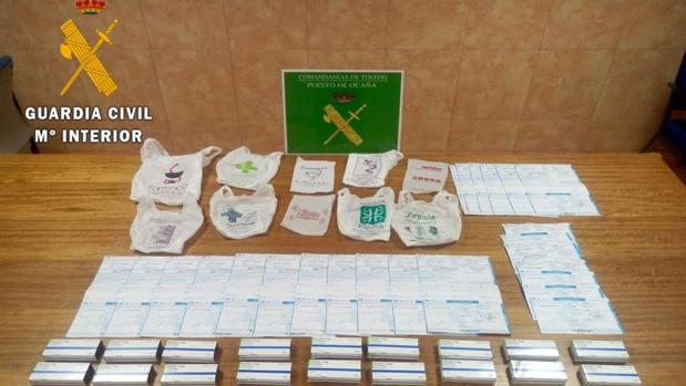 Detenido en Ocaña con 23 recetas falsas para adquirir tranquilizantes