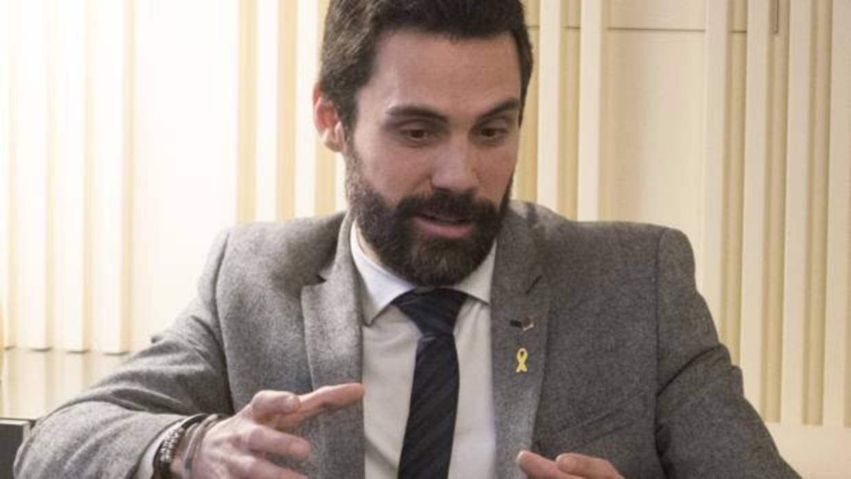 El presidente del Parlamento Roger Torrent