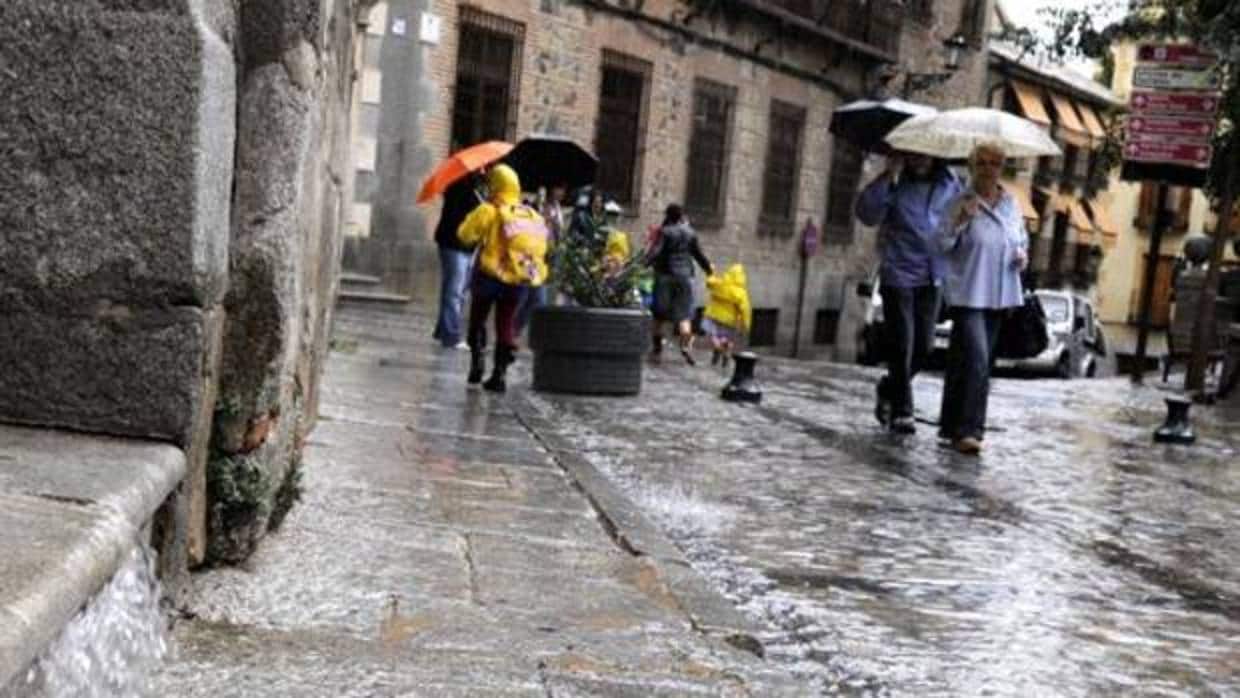 Este viernes se esperan lluvias de hasta 40 y 60 litros por metro cuadrado en Toledo