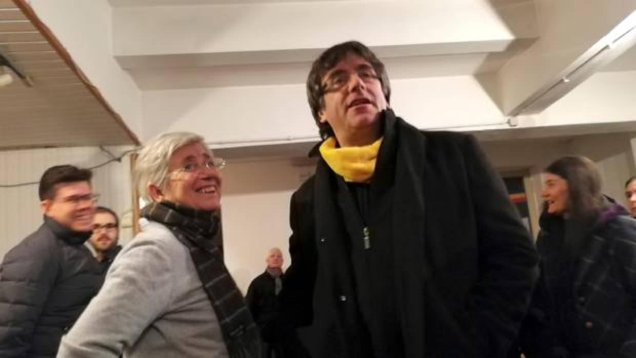 Carles Puigdemont, la semana pasada, en Bruselas