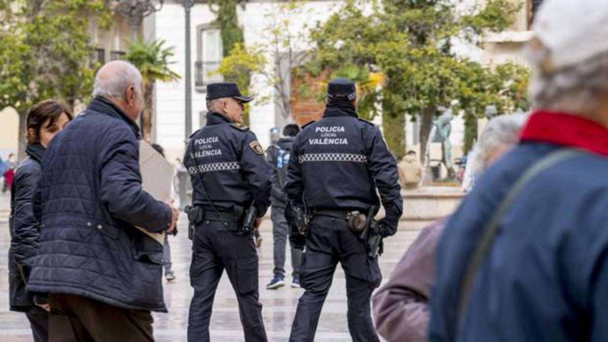 Agentes de la Policía Local, en una imagen de archivo