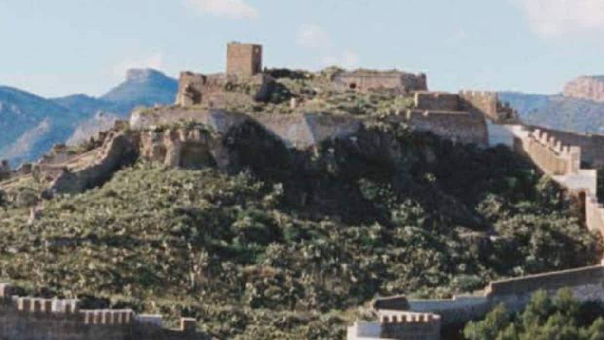 Vista panorámica del castillo de Sagunto