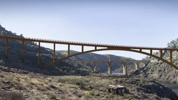 Dos toledanos harán el nuevo puente de Alcántara (Cáceres) junto al romano