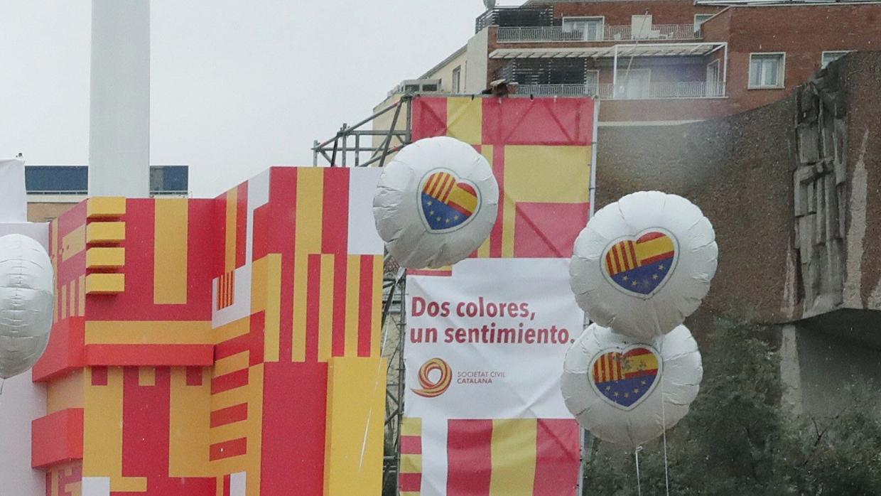 Barcelona se manifiesta en favor de la unidad y del «seny»