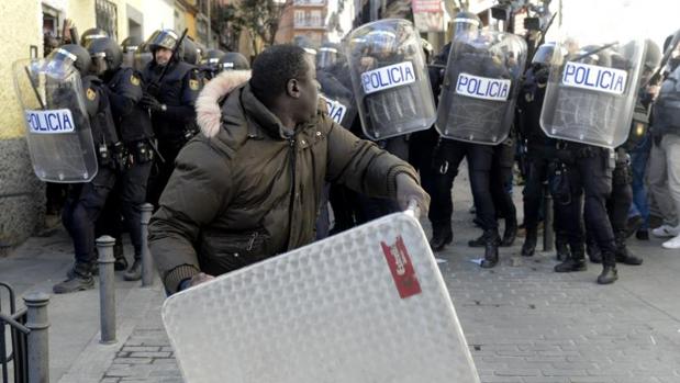 Dejan en libertad a los cinco detenidos por los disturbios de Lavapiés