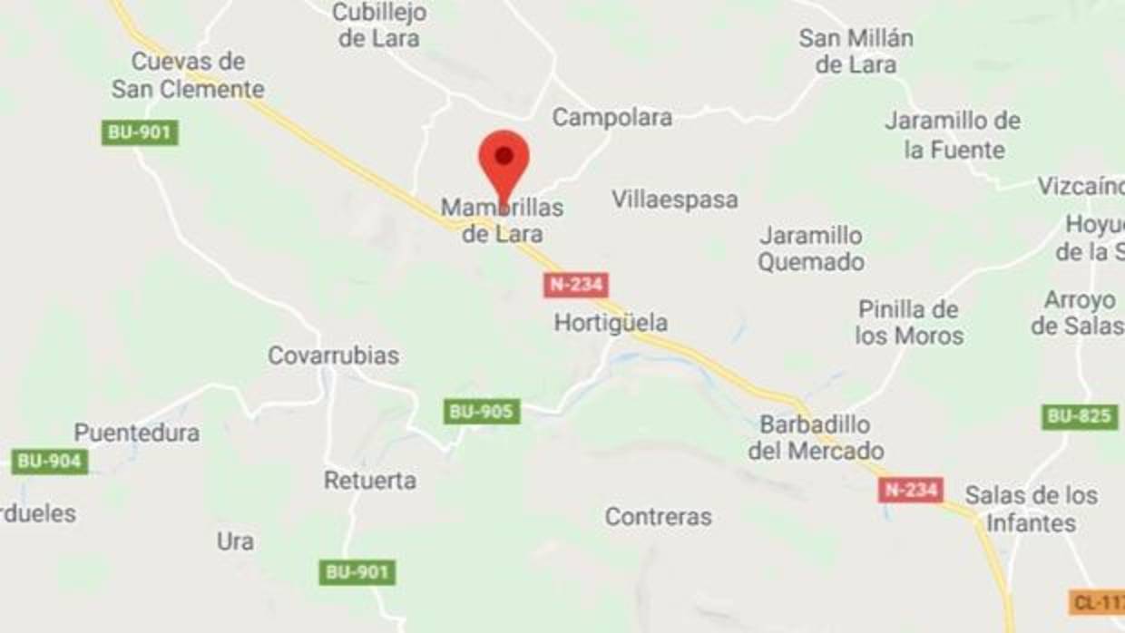 Fallece un varón tras caer a un arroyo el camión en el que circulaba en Burgos