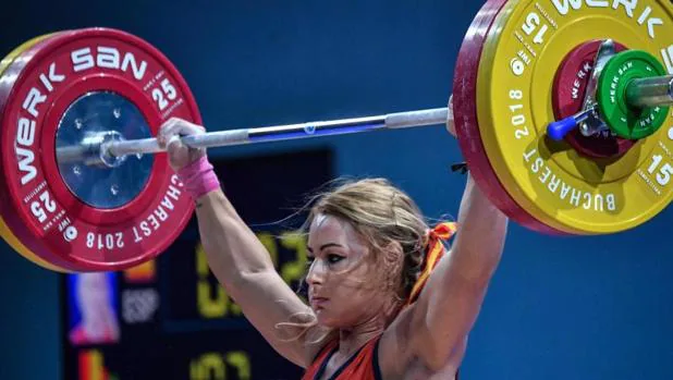 La leonesa Lydia Valentín, campeona de Europa por cuarta vez