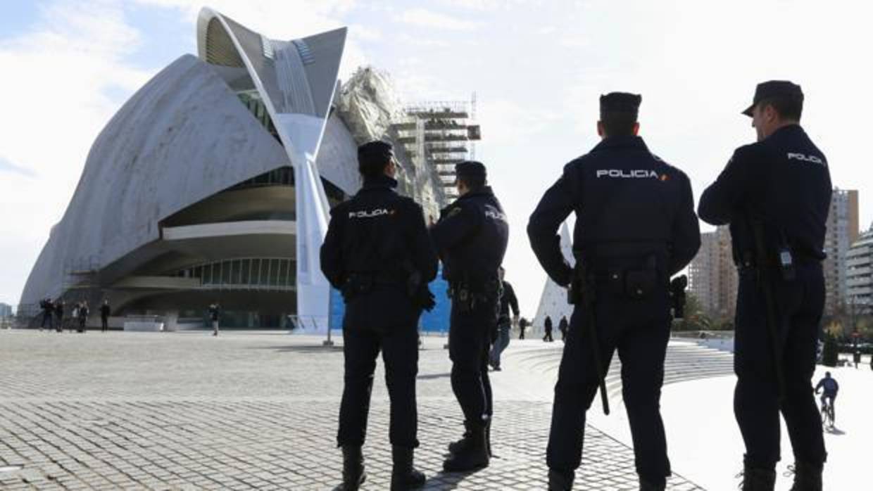 Imagen de archivo de la Policía Nacional en Valencia