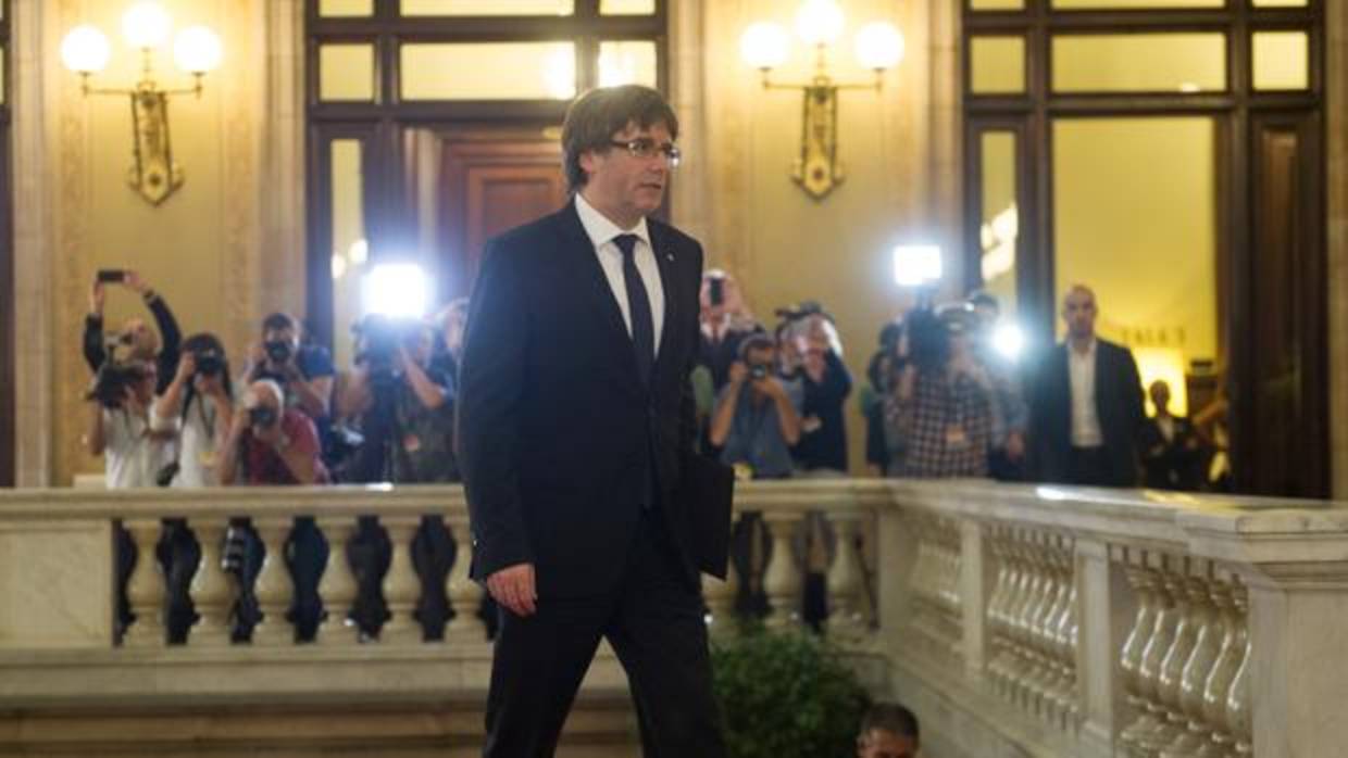 El expresidente de la Generalitat Jordi Sànchez en el Parlament