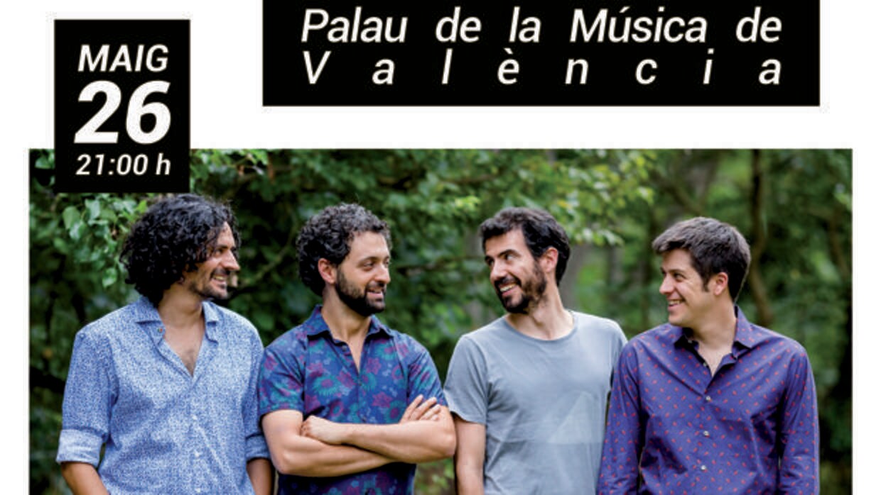 Imatge del cartell del concert de Els Amics de les Arts en València