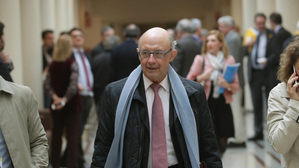 El ministro de Hacienda, Cristóbal Montoro