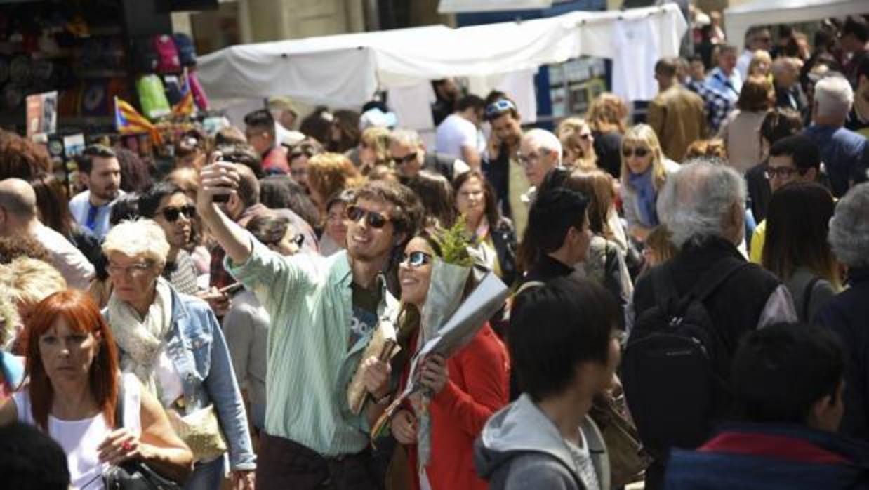 El día de Sant Jordi se celebra el 23 de abril