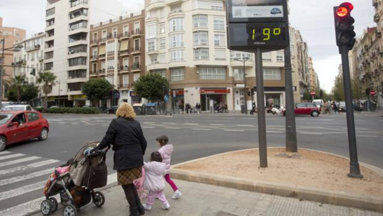 Las temperaturas oscilarán en Valencia entre los 17 y los 19 grados de máxima este viernes